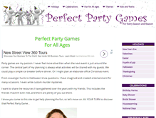Tablet Screenshot of perfect-partygames.com